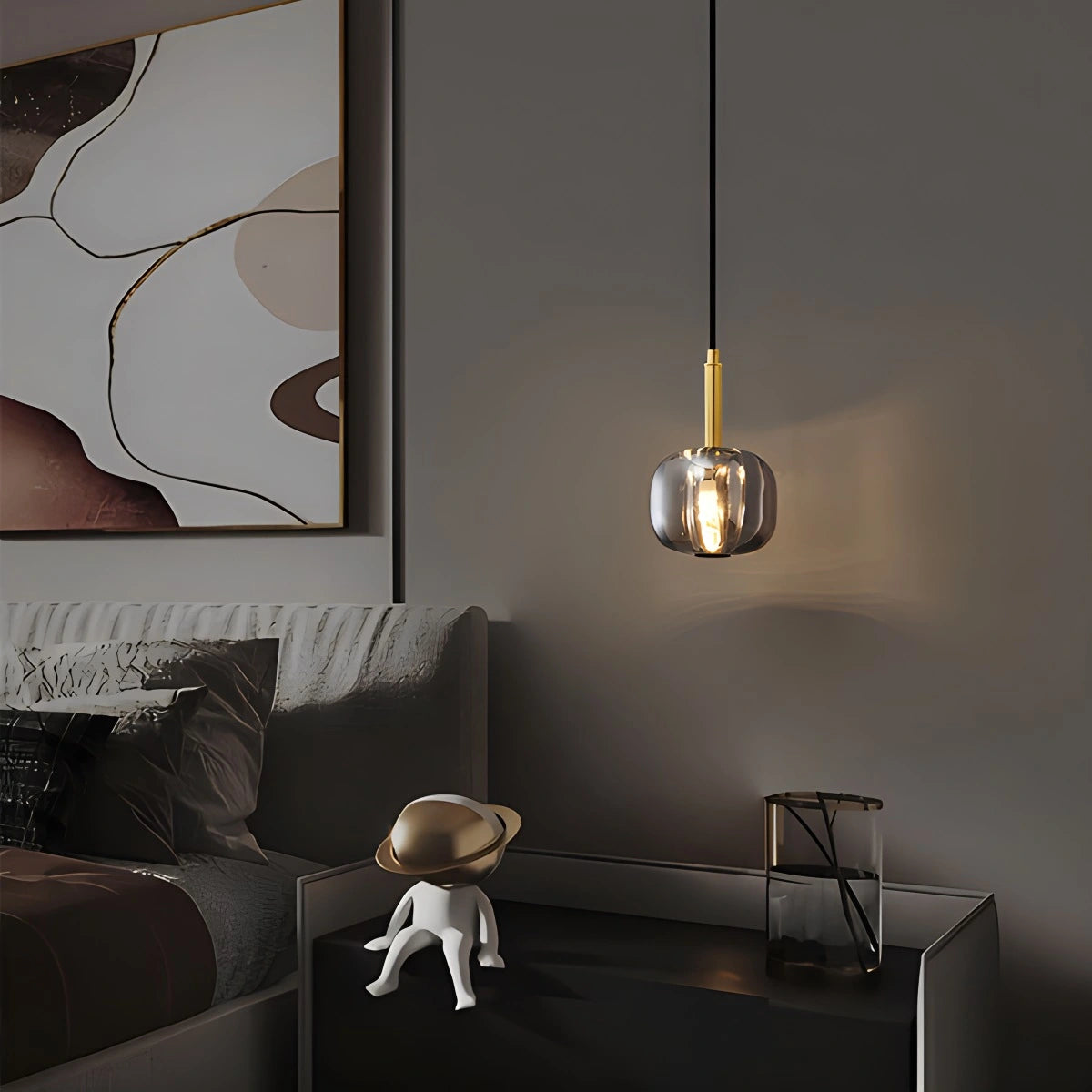 Antizer Copper Crystal Pendant Light Multiple Styles Available