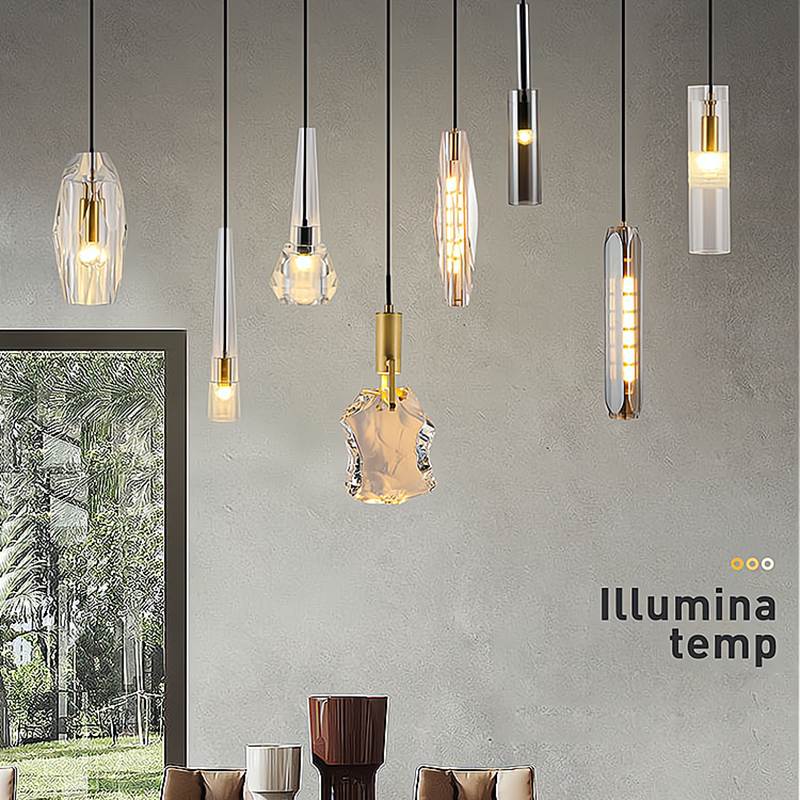 Antizer Copper Crystal Pendant Light Multiple Styles Available
