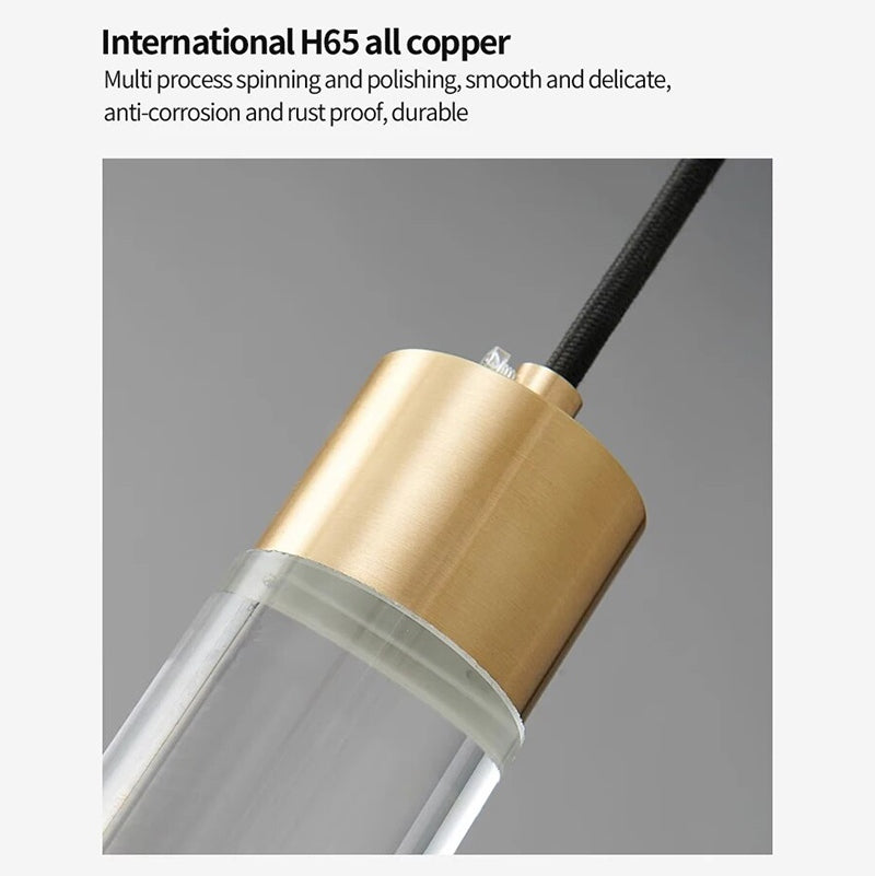 Antizer Copper Crystal Pendant Light Multiple Styles Available