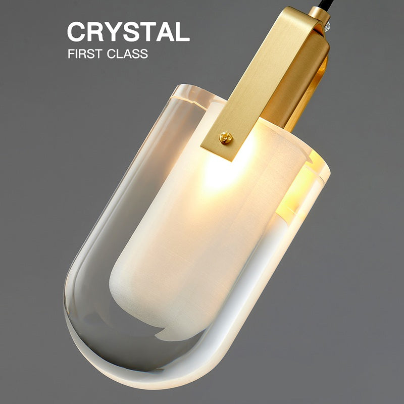 Antizer Copper Crystal Pendant Light Multiple Styles Available