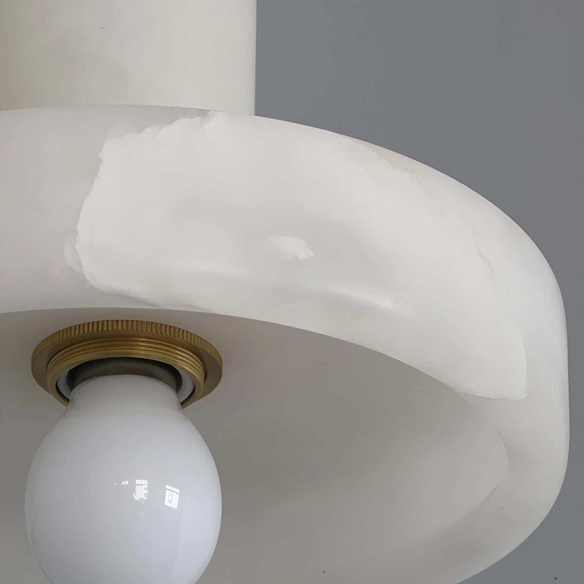 Antizer Natural Spanish Alabaster Pendant Light for Bedroom