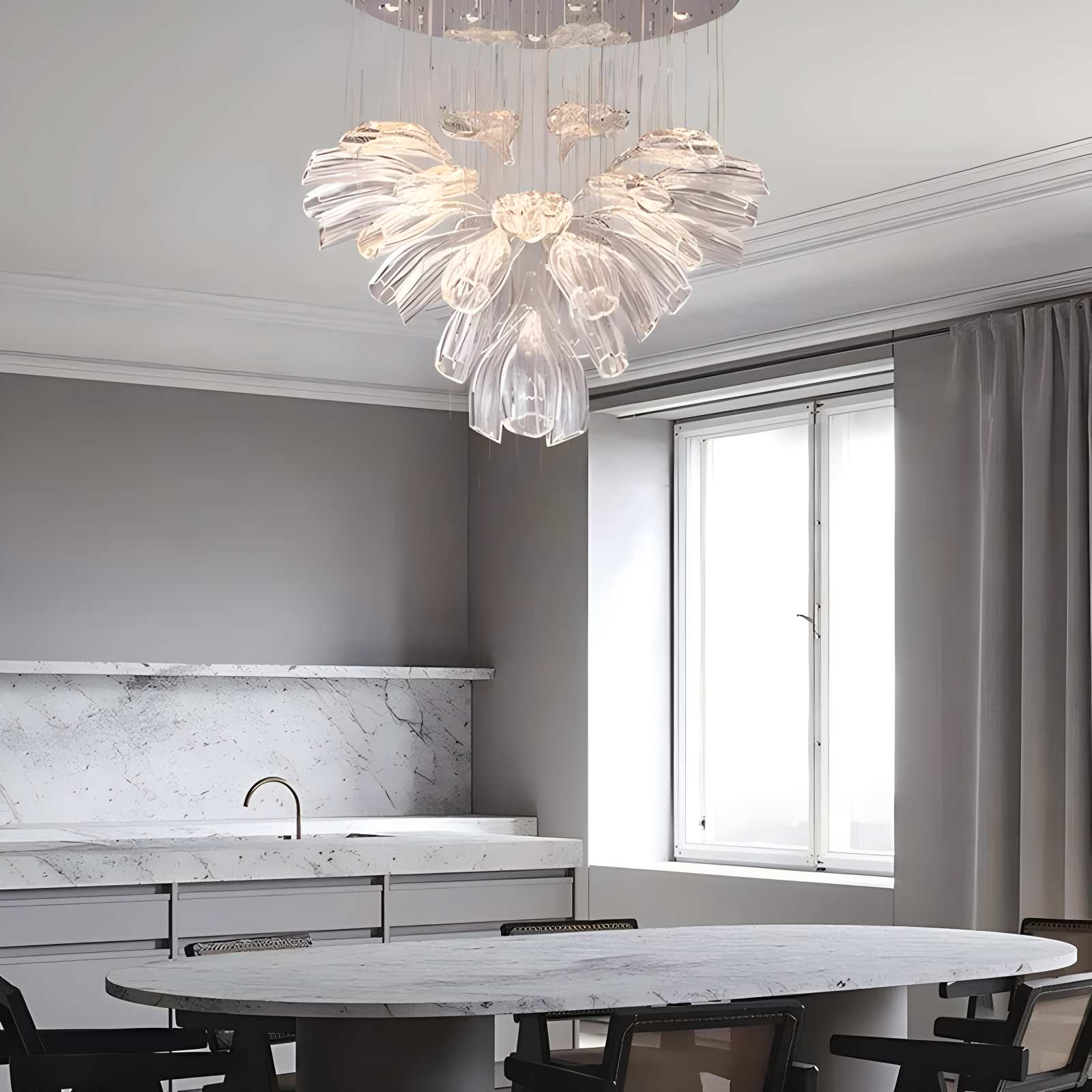 Antizer Italian Luxury Creative Bud Ceiling Chandelier