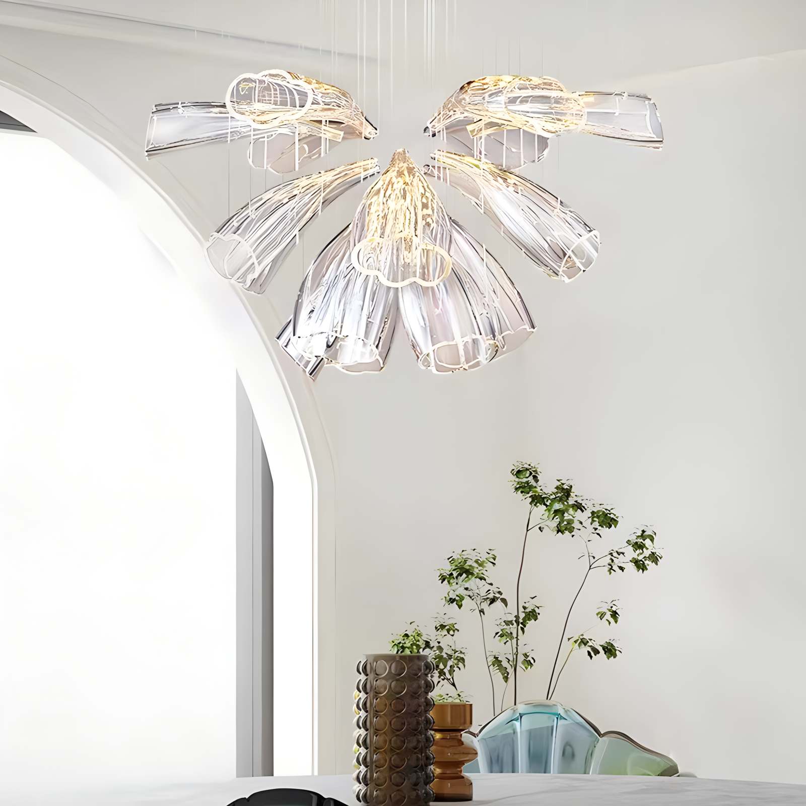 Antizer Italian Luxury Creative Bud Ceiling Chandelier