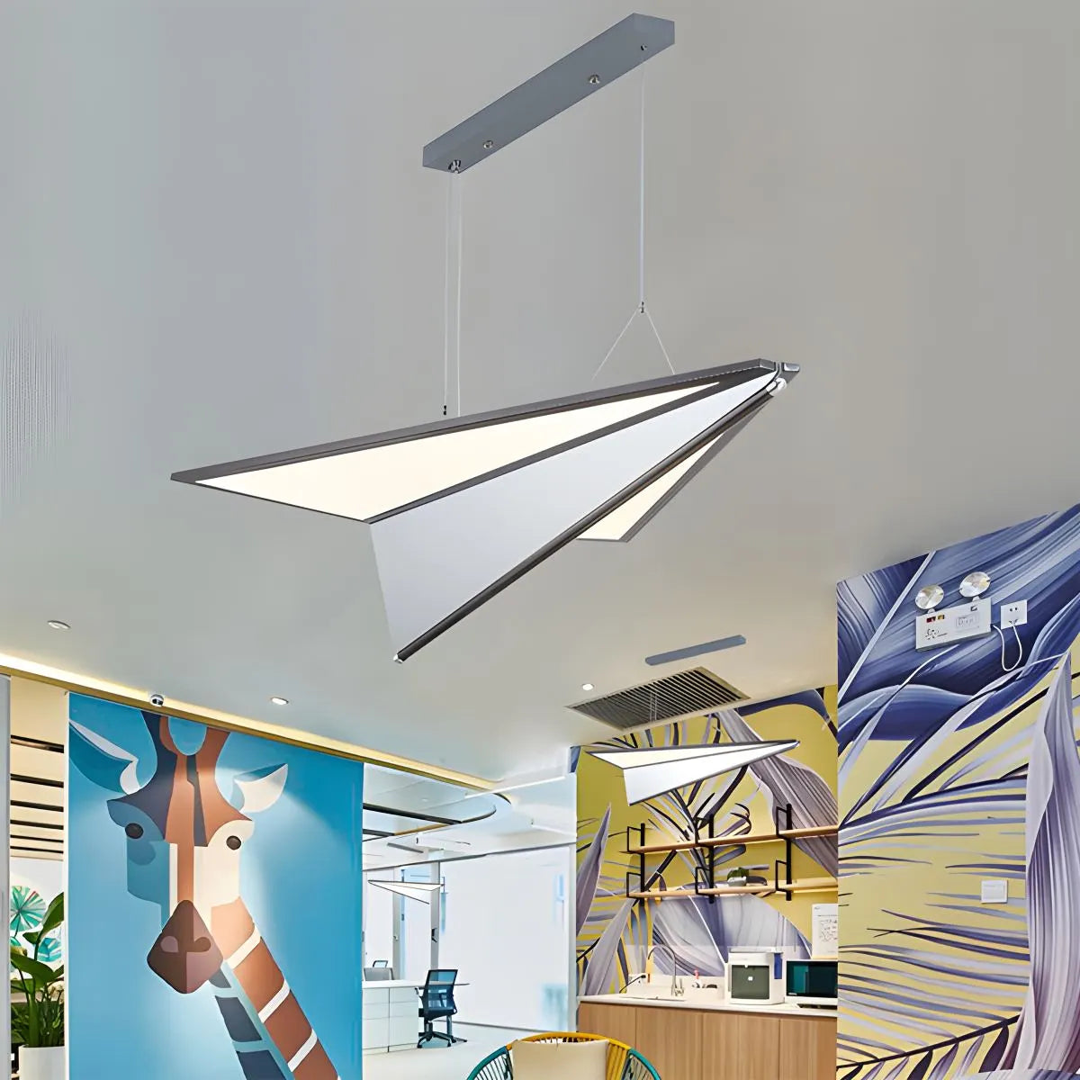 airplane pendant light
