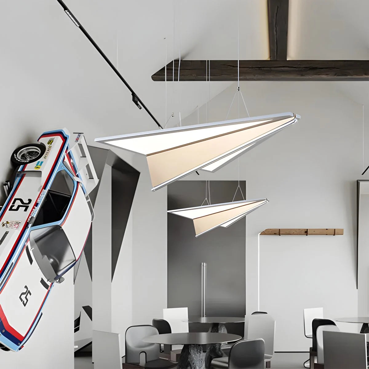 airplane pendant light for office