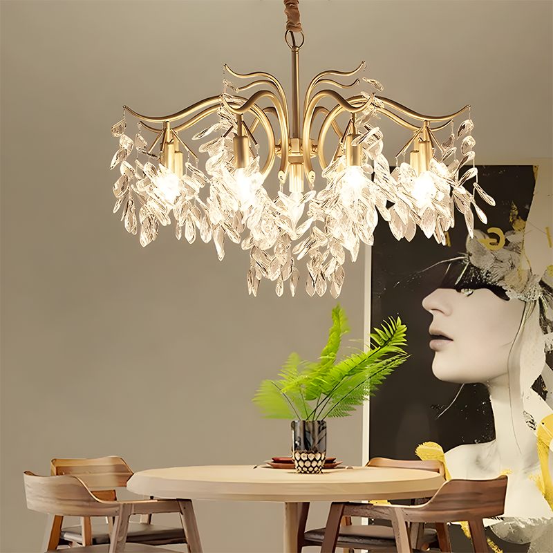 Antizer French Light Luxury Crystal Chandelier