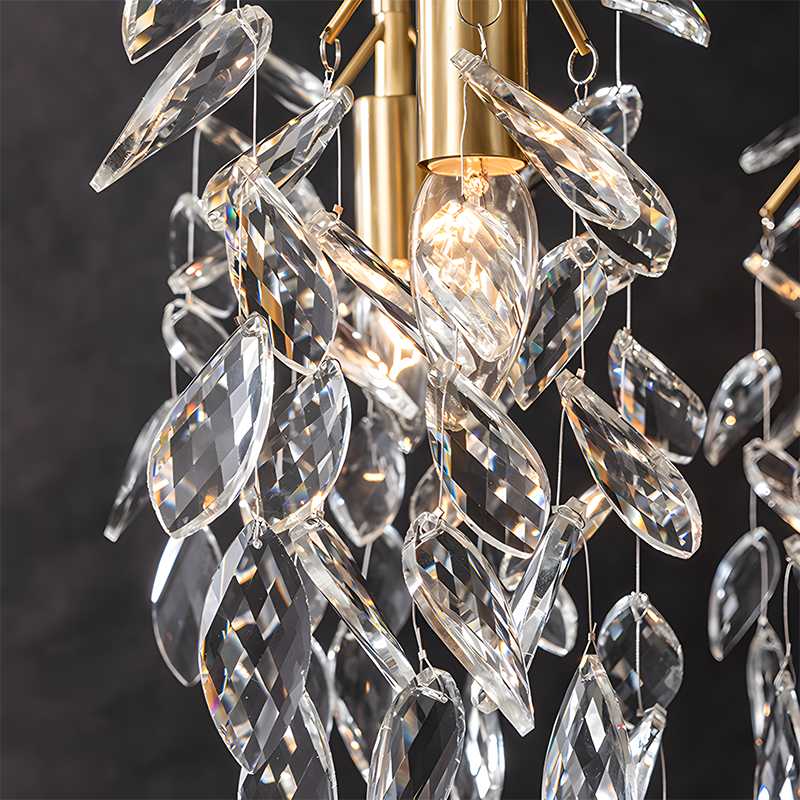 Antizer French Light Luxury Crystal Chandelier