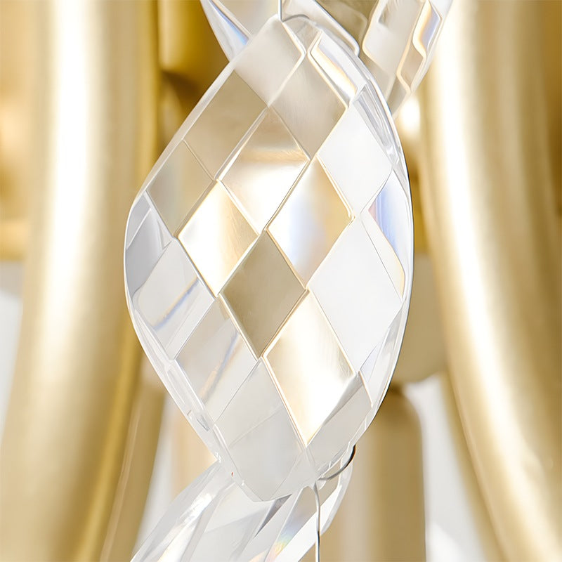 Antizer French Light Luxury Crystal Chandelier