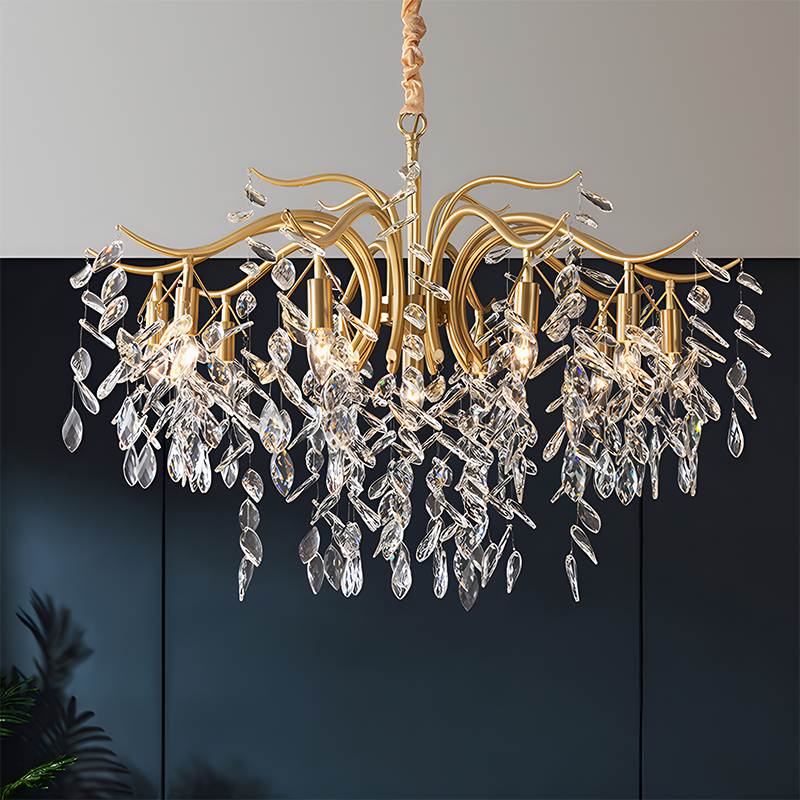 Antizer French Light Luxury Crystal Chandelier