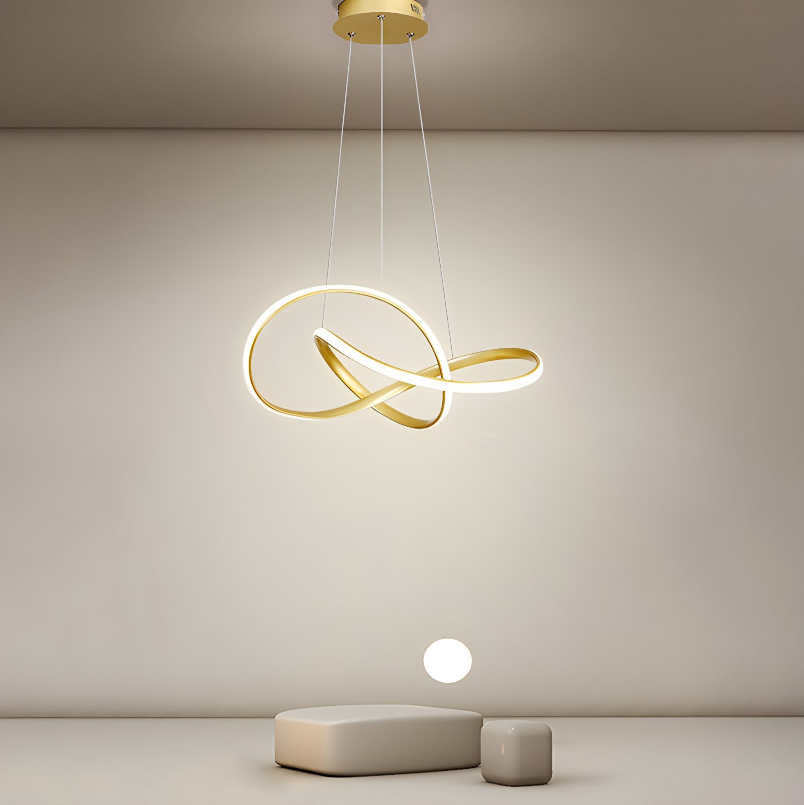 Antizer Creative Linear Chandelier for Dining Room