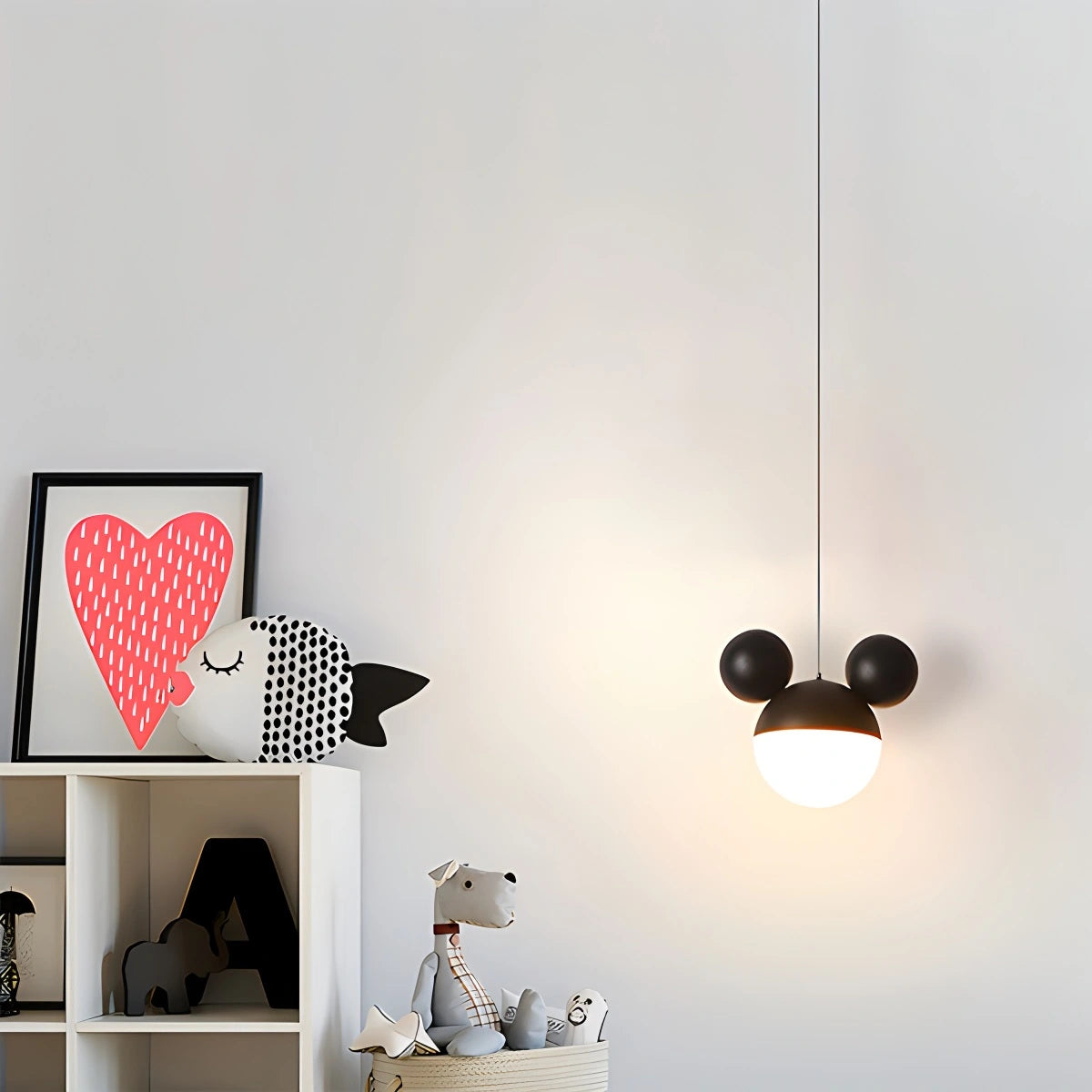 Antizer Cartoon Mickey Pendant Lamp