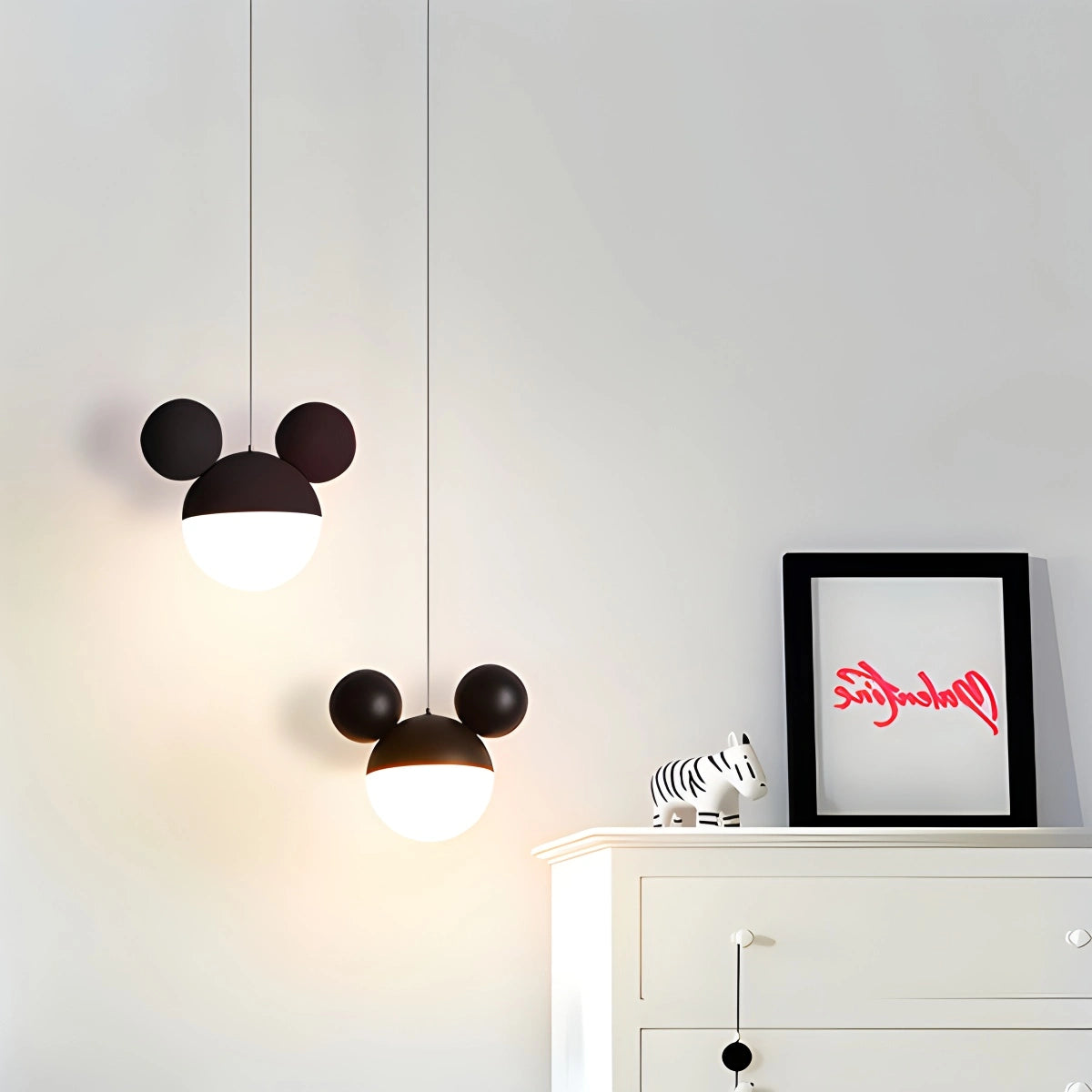 Antizer Cartoon Mickey Pendant Lamp