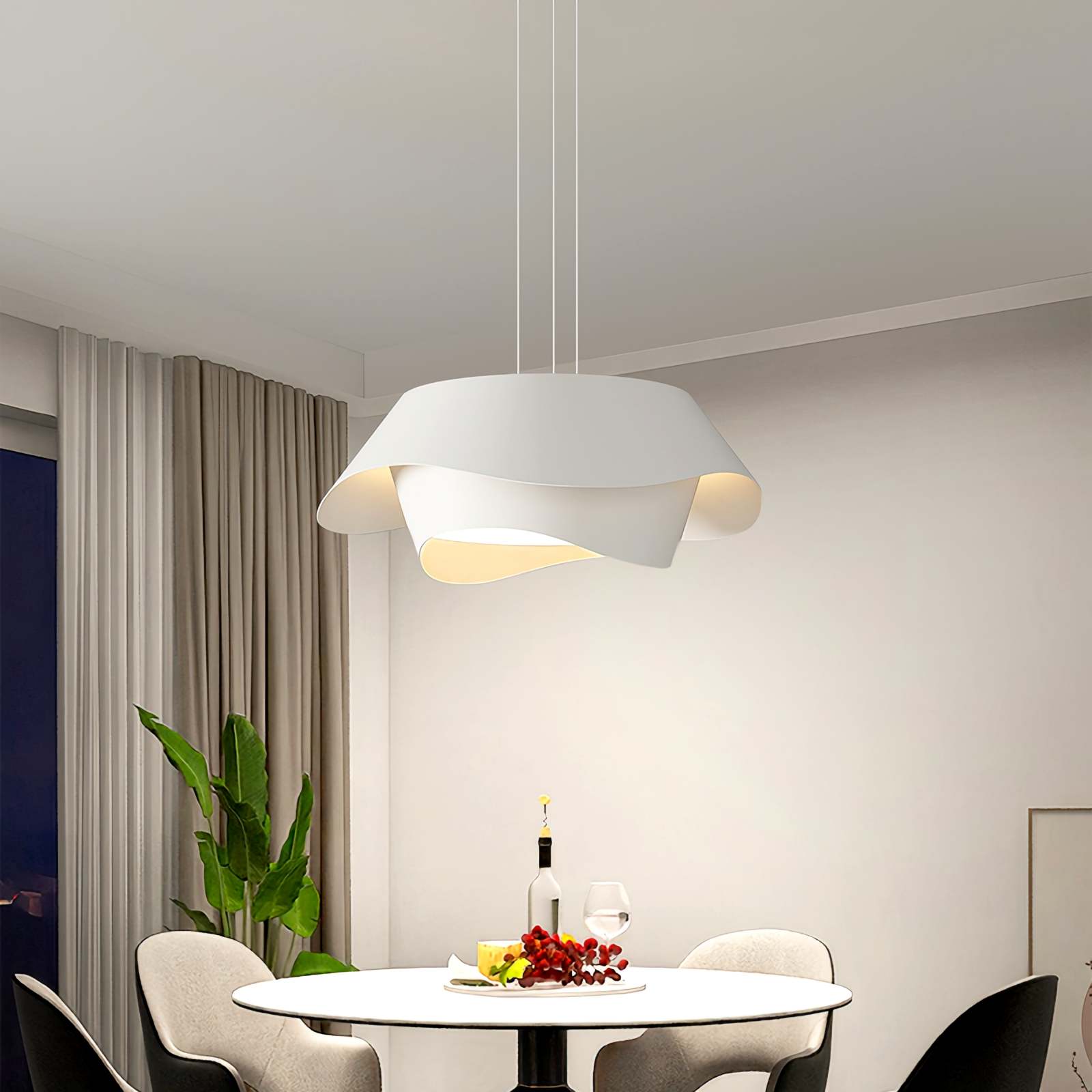 Antizer Flower Shaped Acrylic Pendant Light for Dining Room