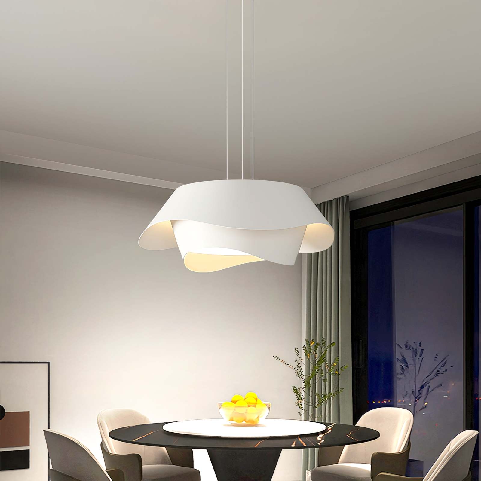 Antizer Flower Shaped Acrylic Pendant Light for Dining Room