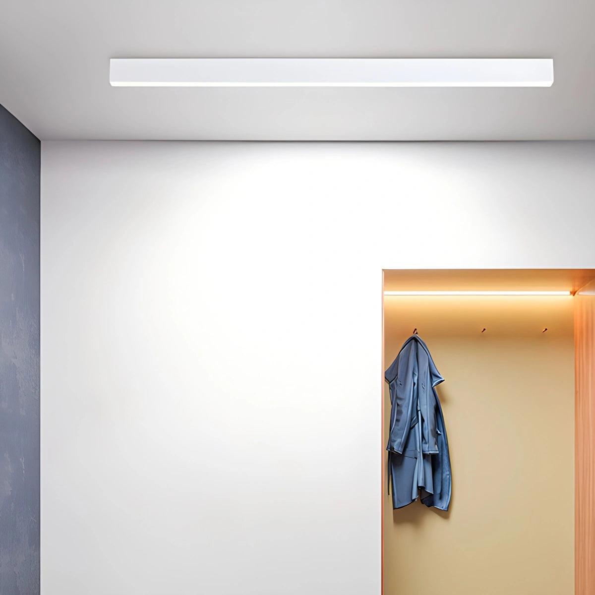 Antizer Dimmable Long Linear Ceiling Light White