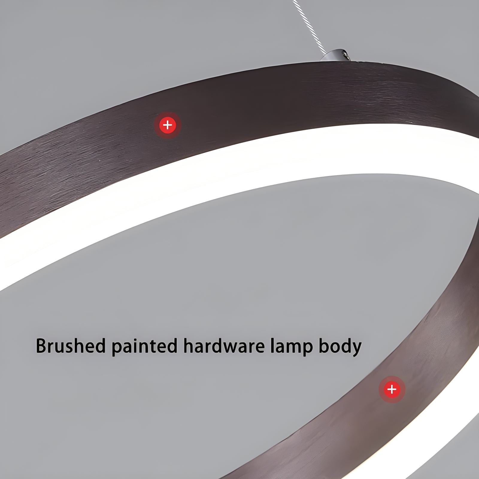 Antizer Nordic Light Luxury Double C Pendant Light