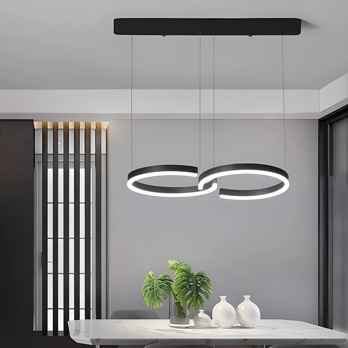 Antizer Nordic Light Luxury Double C Pendant Light