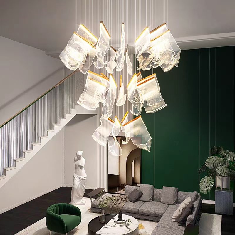 Antizer Light Luxury Art Large Chandelier