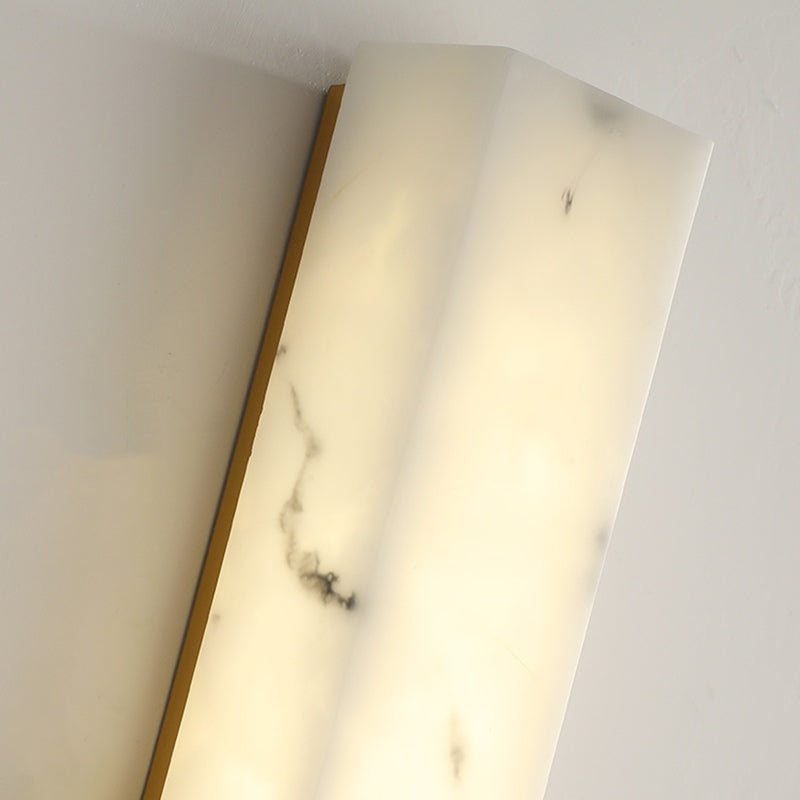 Antizer Chinese Style Alabaster Wall Lamp for Bedroom