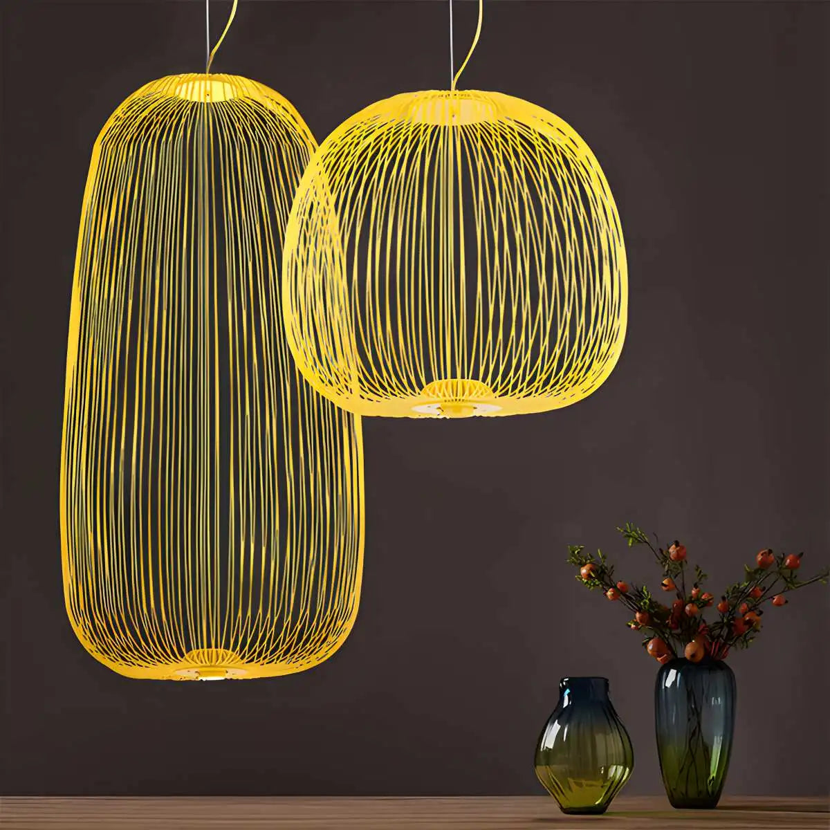 bird cage pendant light