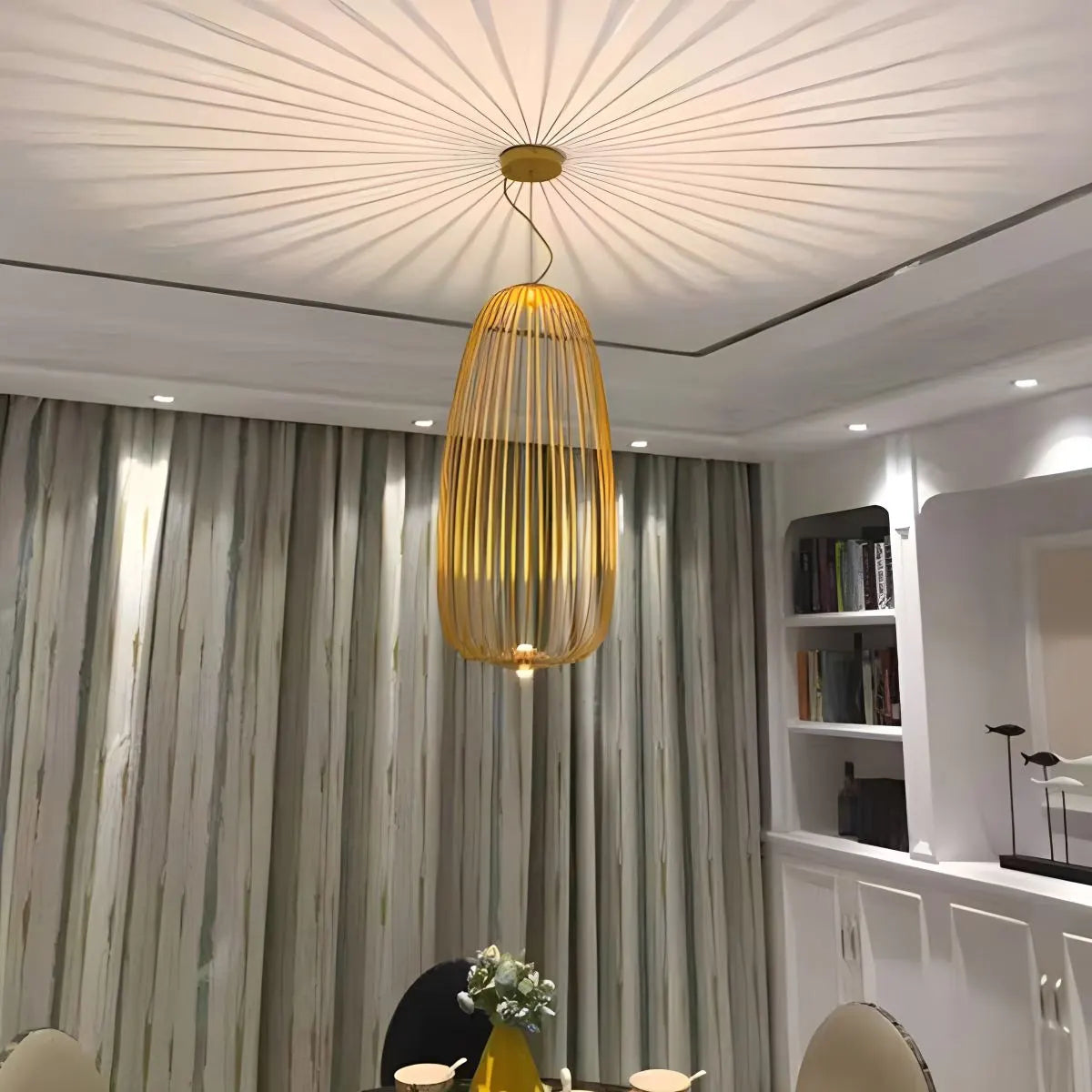 bird cage pendant light for living room