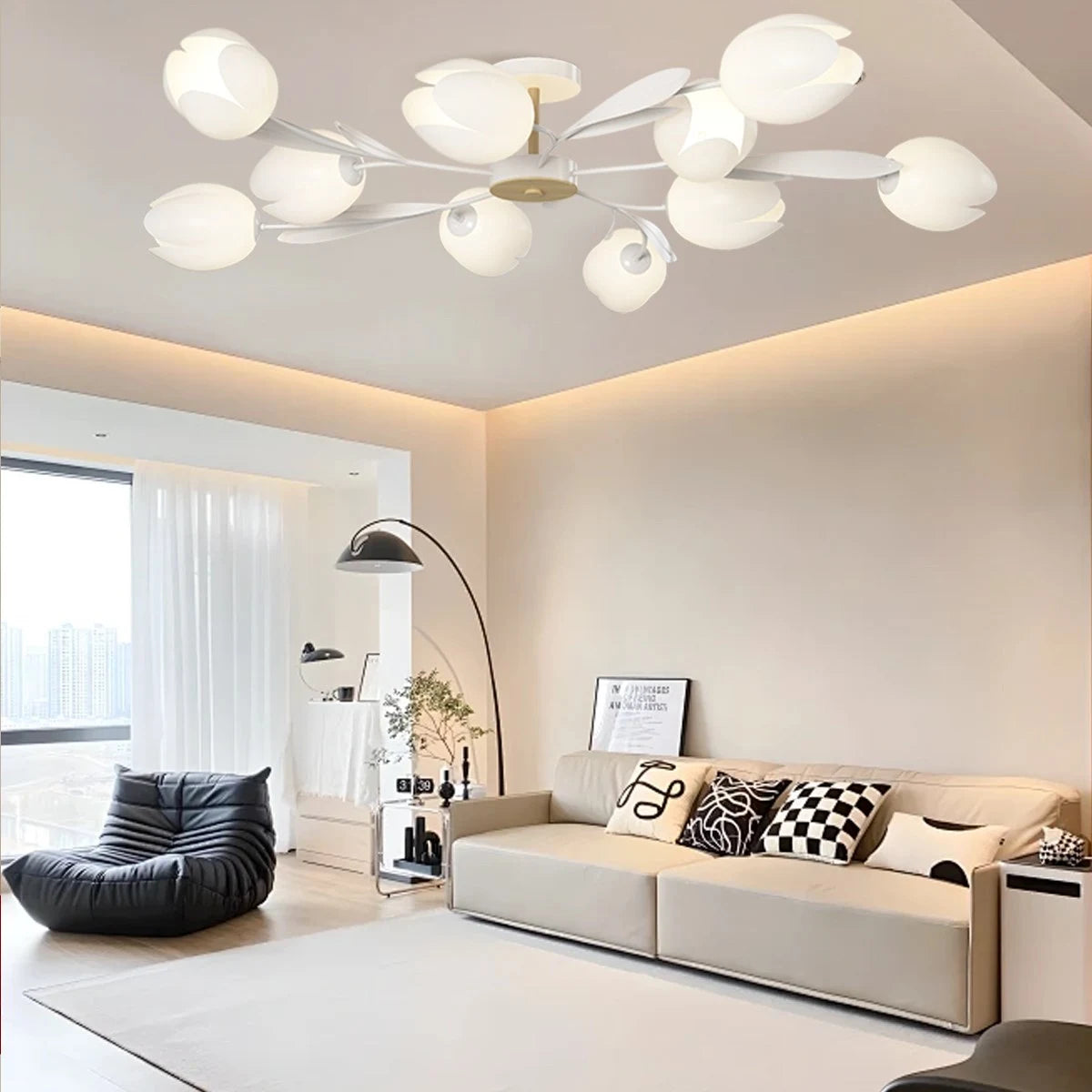 Antizer Magnolia Bud Living Room Chandelier
