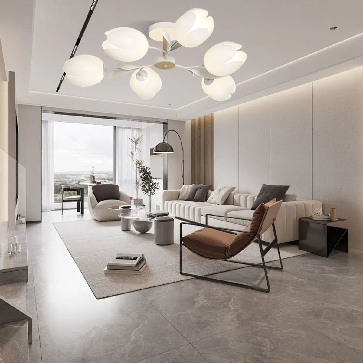 Antizer Magnolia Bud Living Room Chandelier