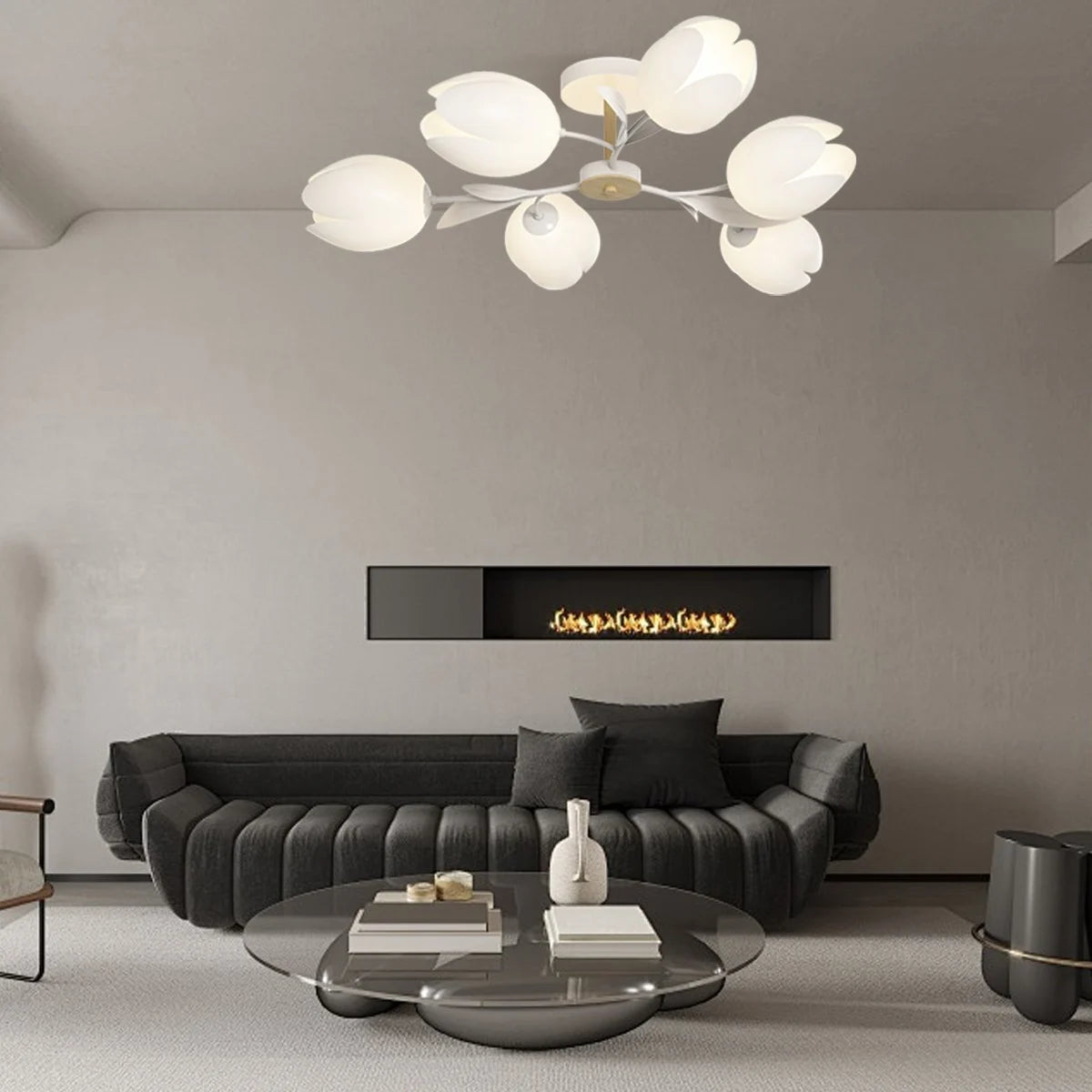 Antizer Magnolia Bud Living Room Chandelier