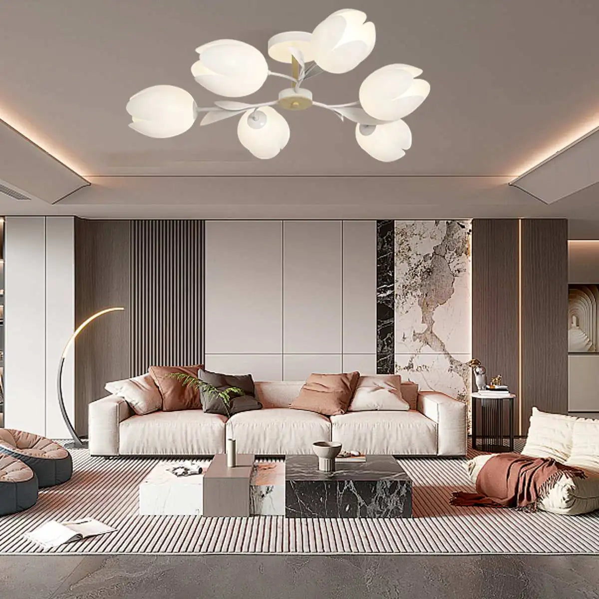 Antizer Magnolia Bud Living Room Chandelier