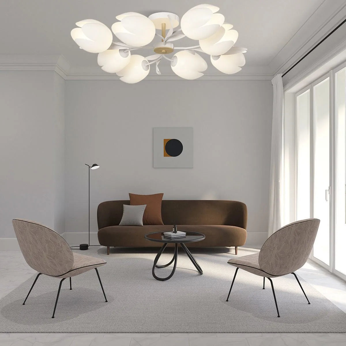 Antizer Magnolia Bud Living Room Chandelier