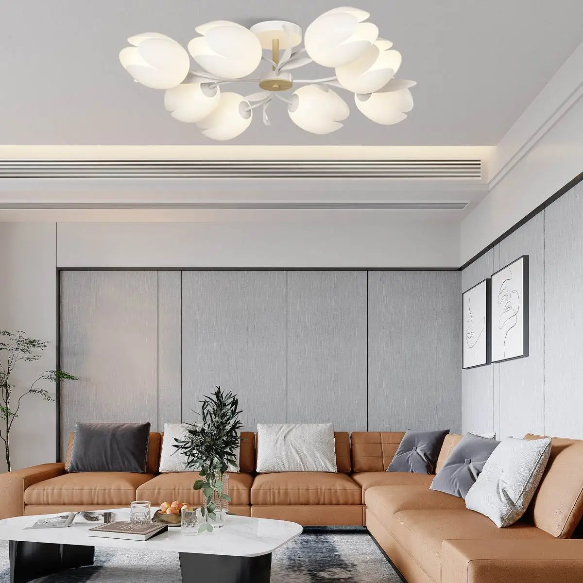 Antizer Magnolia Bud Living Room Chandelier