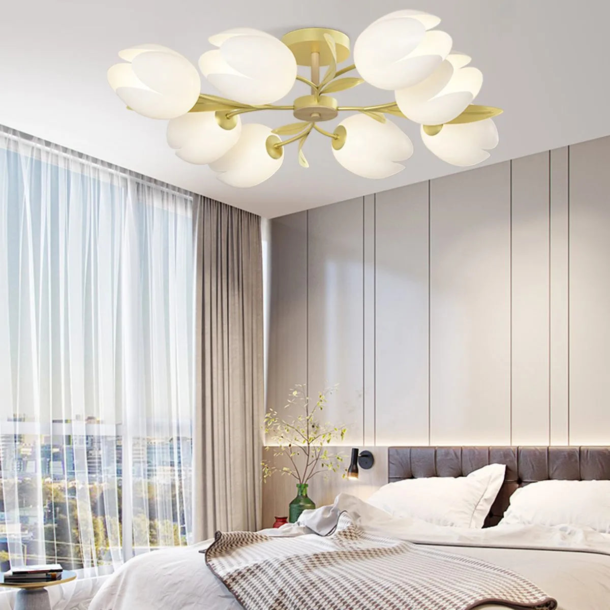 Antizer Magnolia Bud Living Room Chandelier