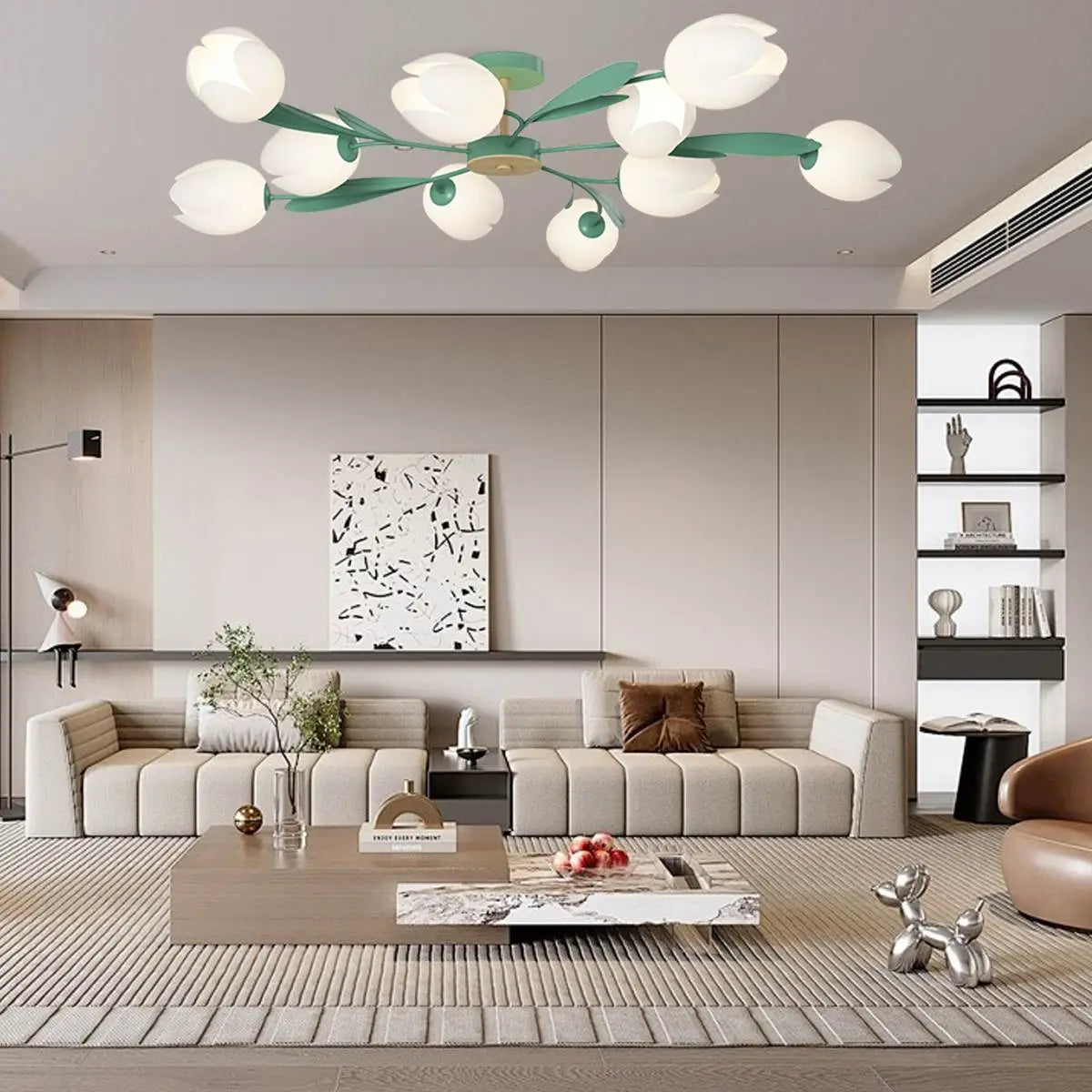 Antizer Magnolia Bud Living Room Chandelier