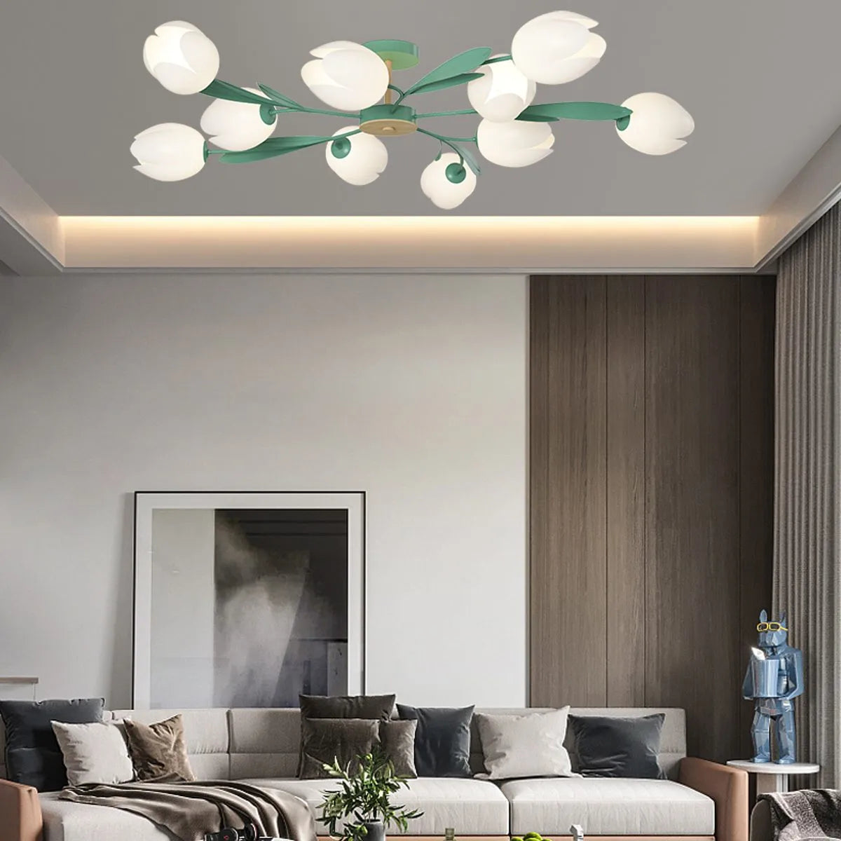 Antizer Magnolia Bud Living Room Chandelier