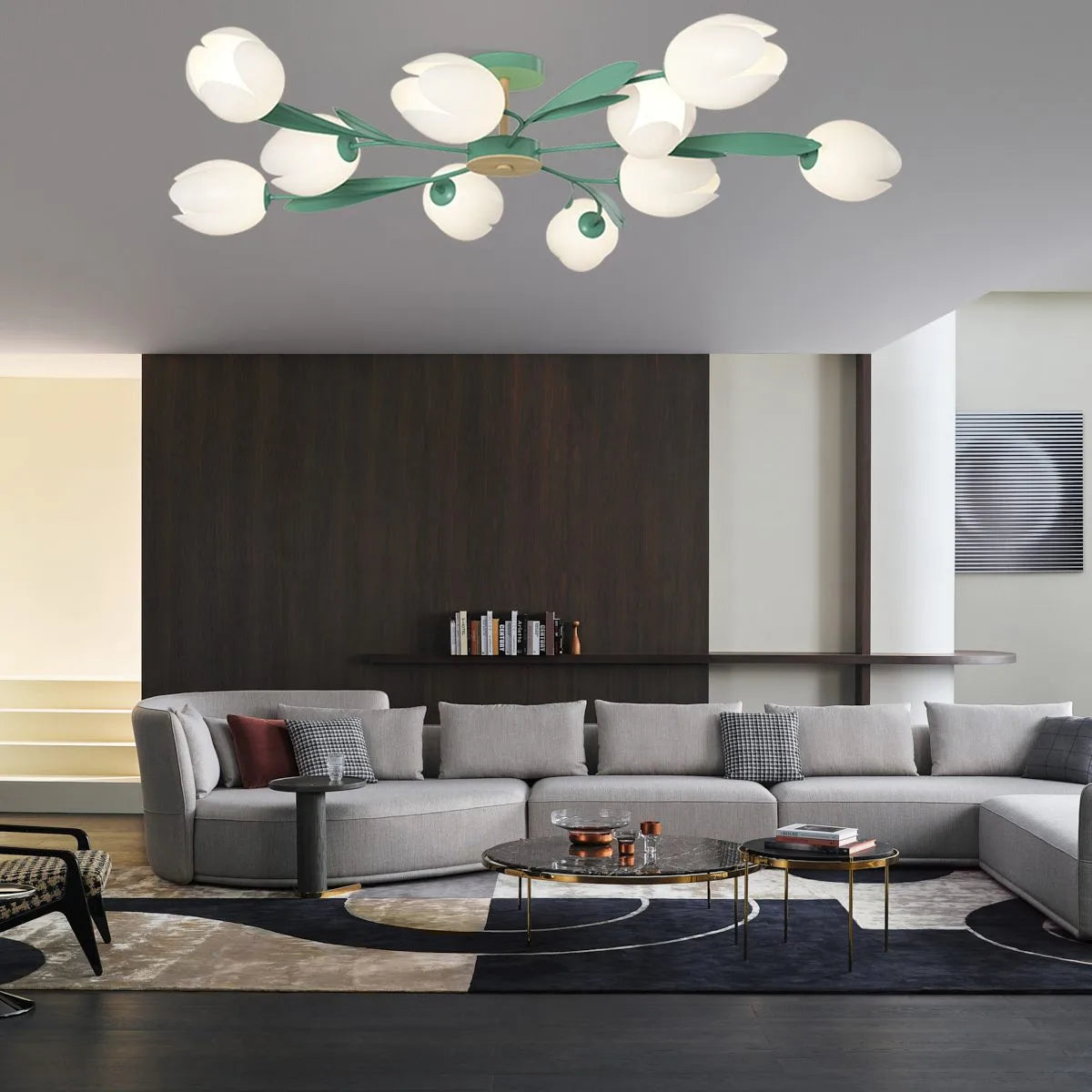 Antizer Magnolia Bud Living Room Chandelier