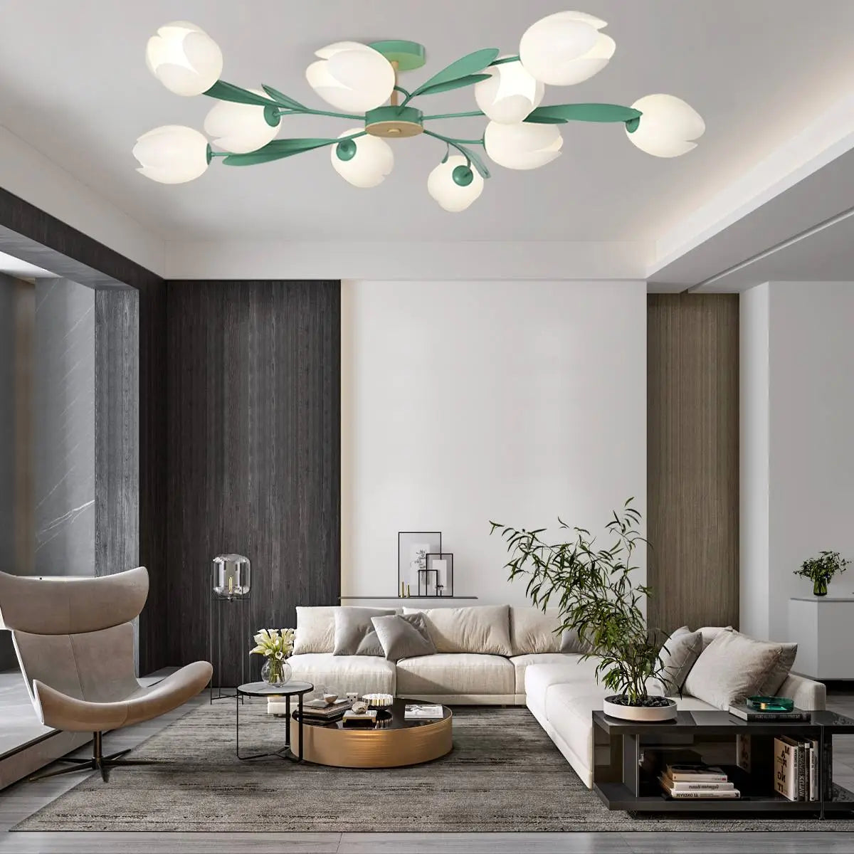 Antizer Magnolia Bud Living Room Chandelier