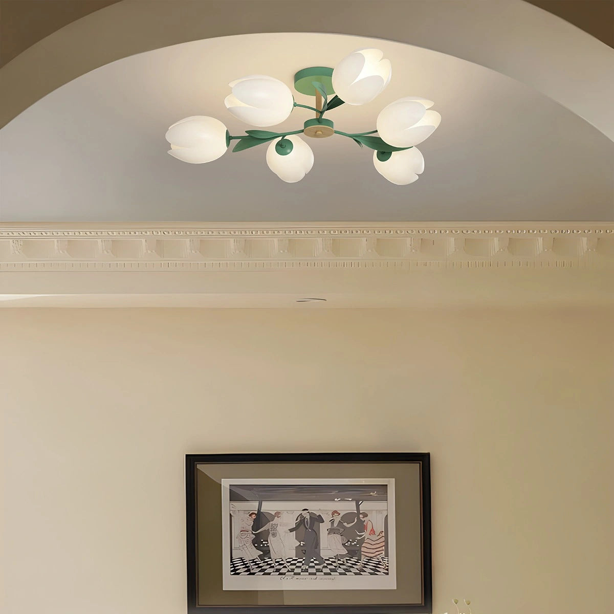 Antizer Magnolia Bud Living Room Chandelier