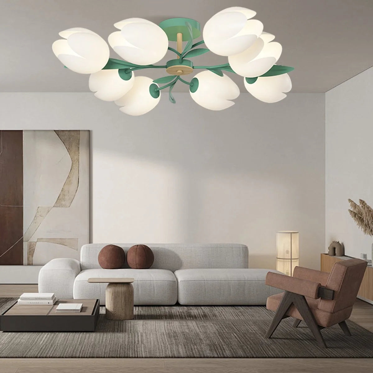 Antizer Magnolia Bud Living Room Chandelier