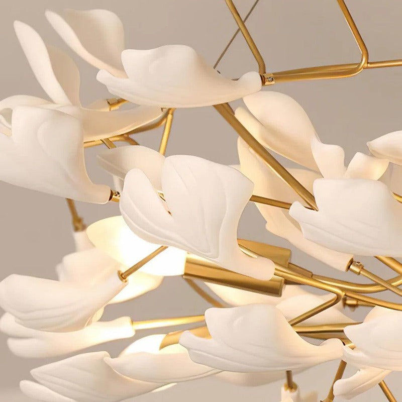 Antizer Ginkgo Chandelier-A for Bedroom Living Room