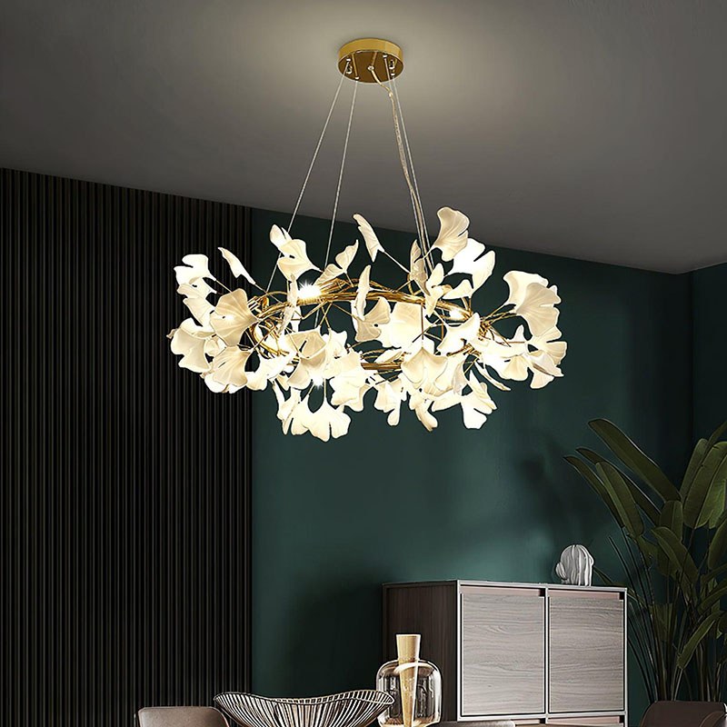 Antizer Ginkgo Chandelier-C Hanging Light Fixtures