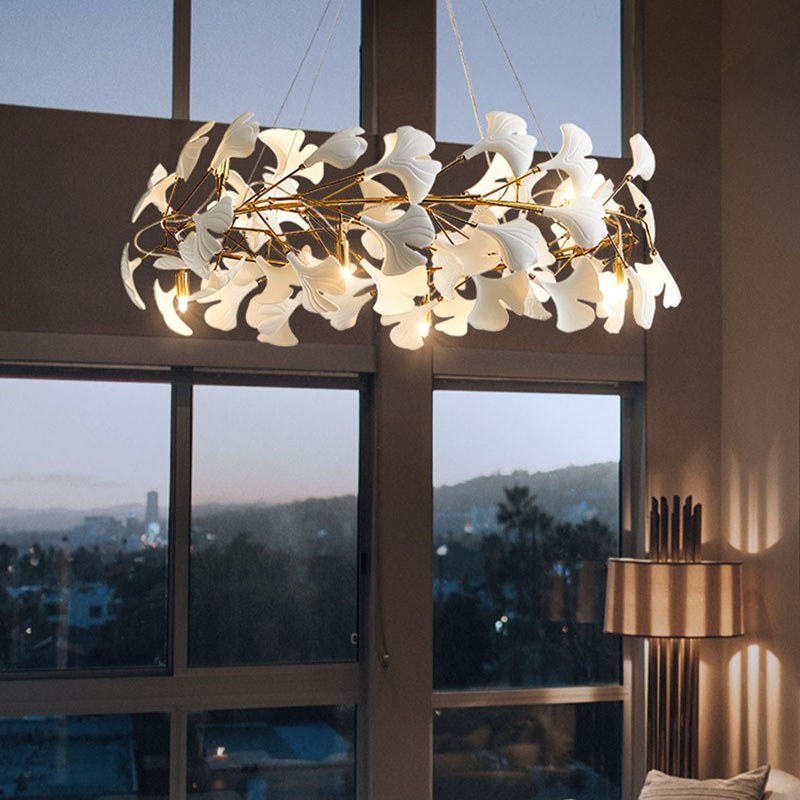 Antizer Ginkgo Chandelier-C Hanging Light Fixtures