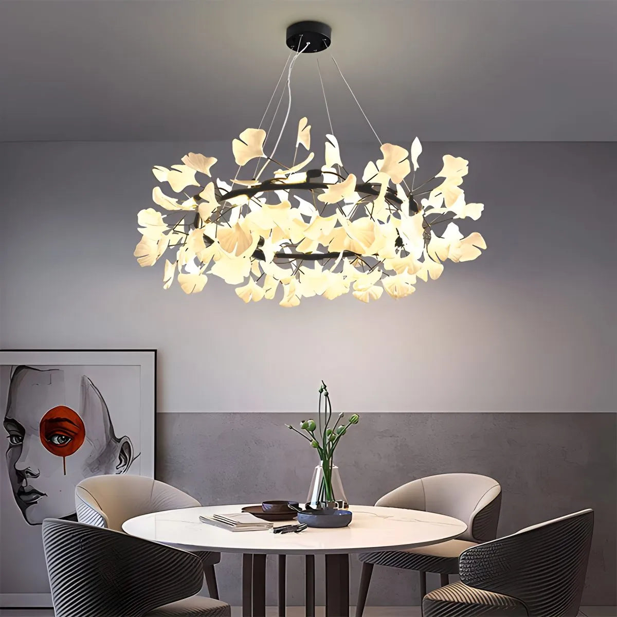 Antizer Ginkgo Chandelier-C Hanging Light Fixtures