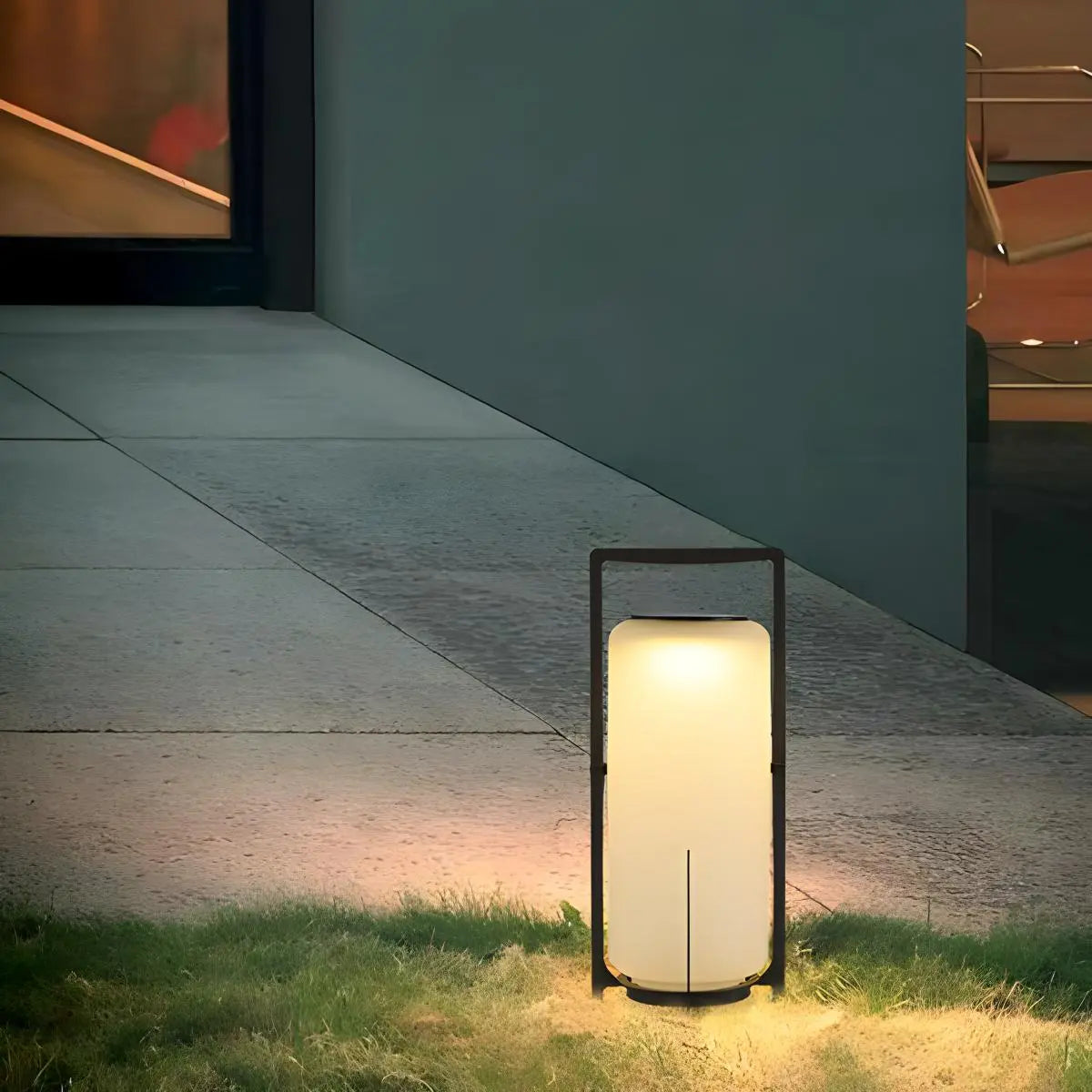Antizer Solar Glass Lantern Outdoor Light for Garden