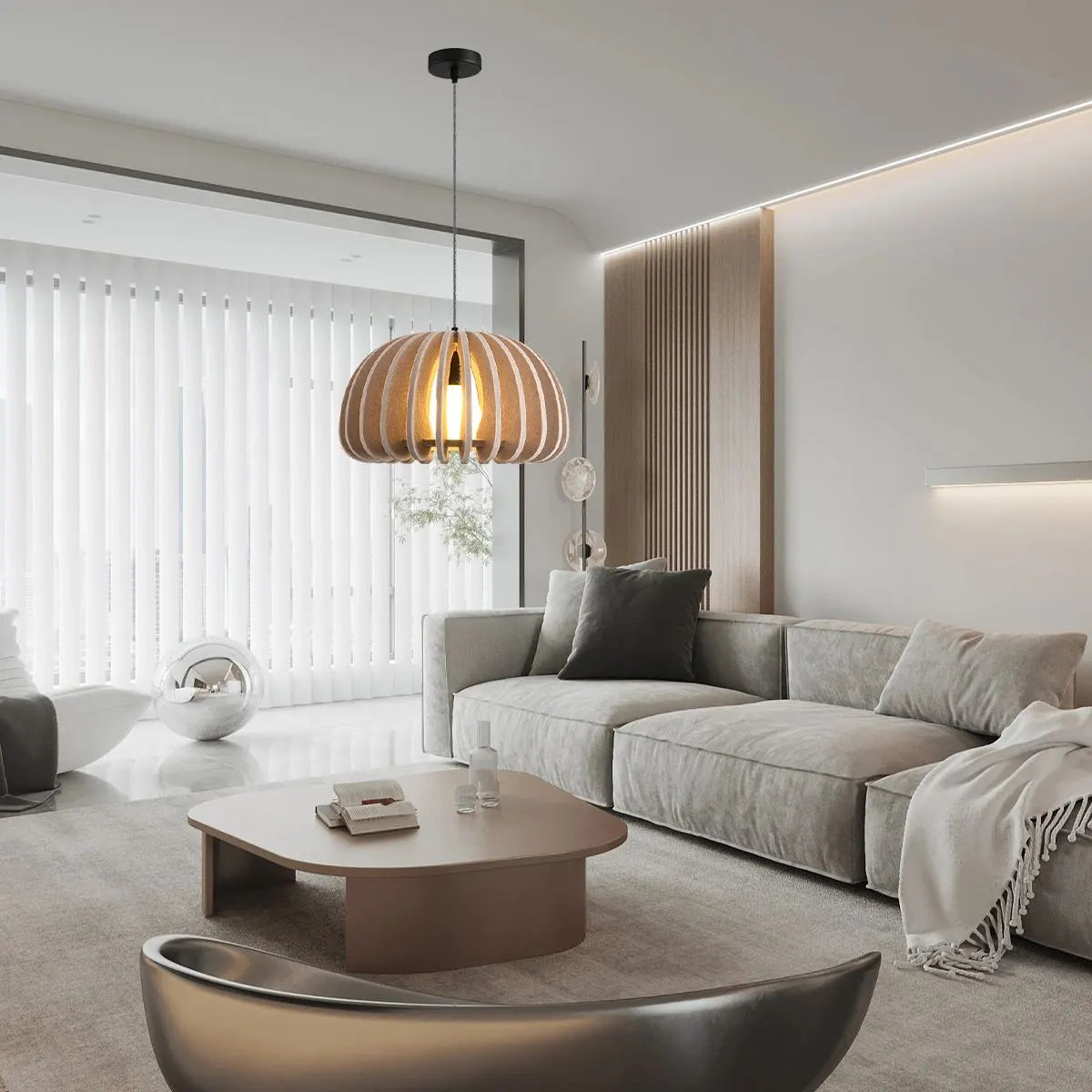 acoustic pendant light for living room