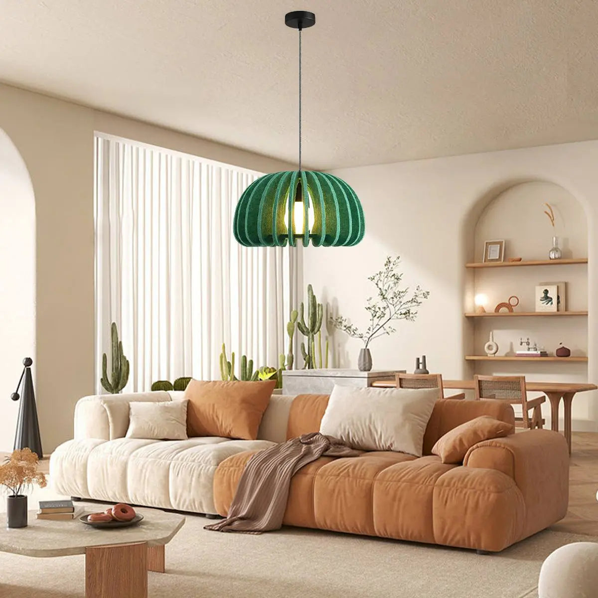 felt acoustic pendant light for living room