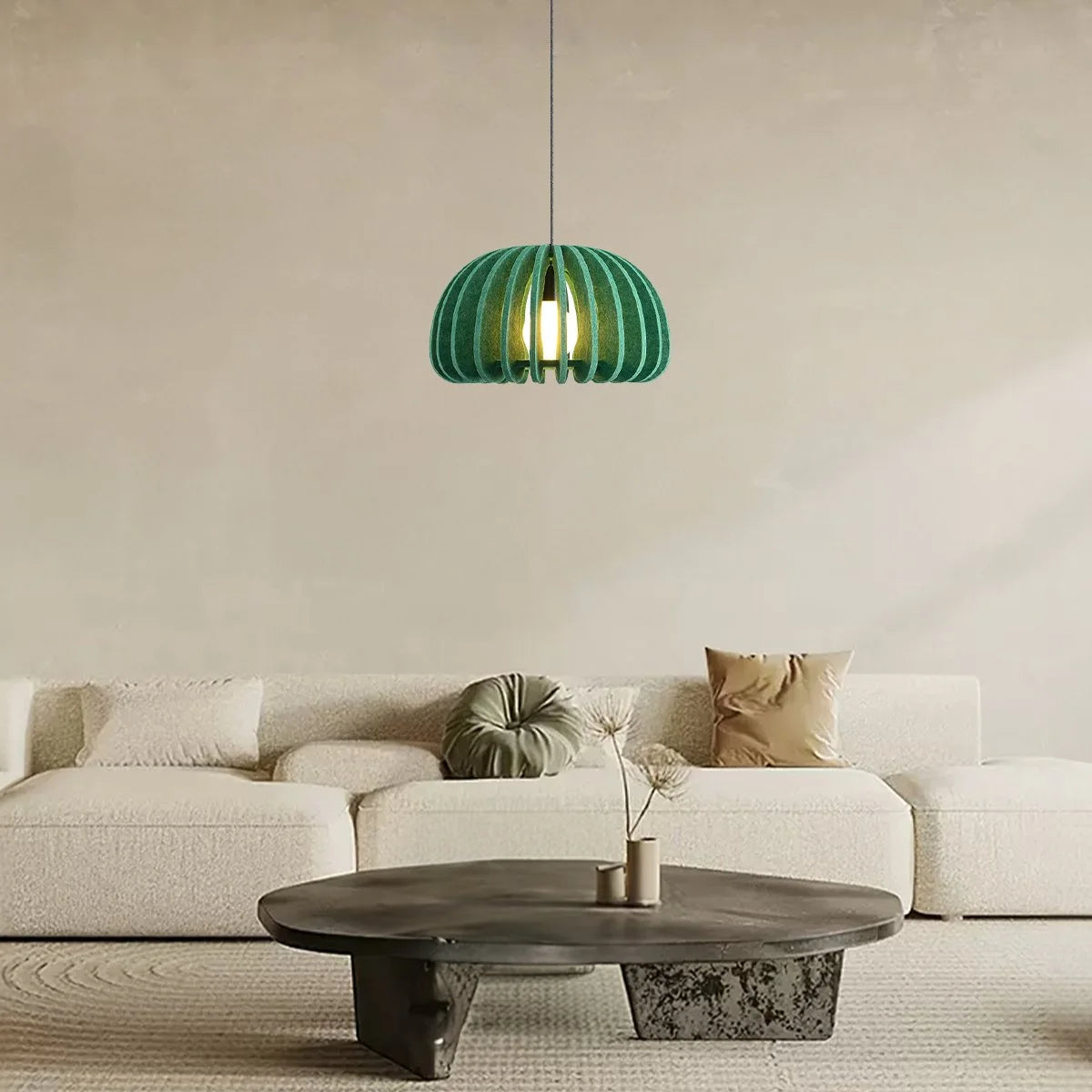 felt acoustic pendant light for living room