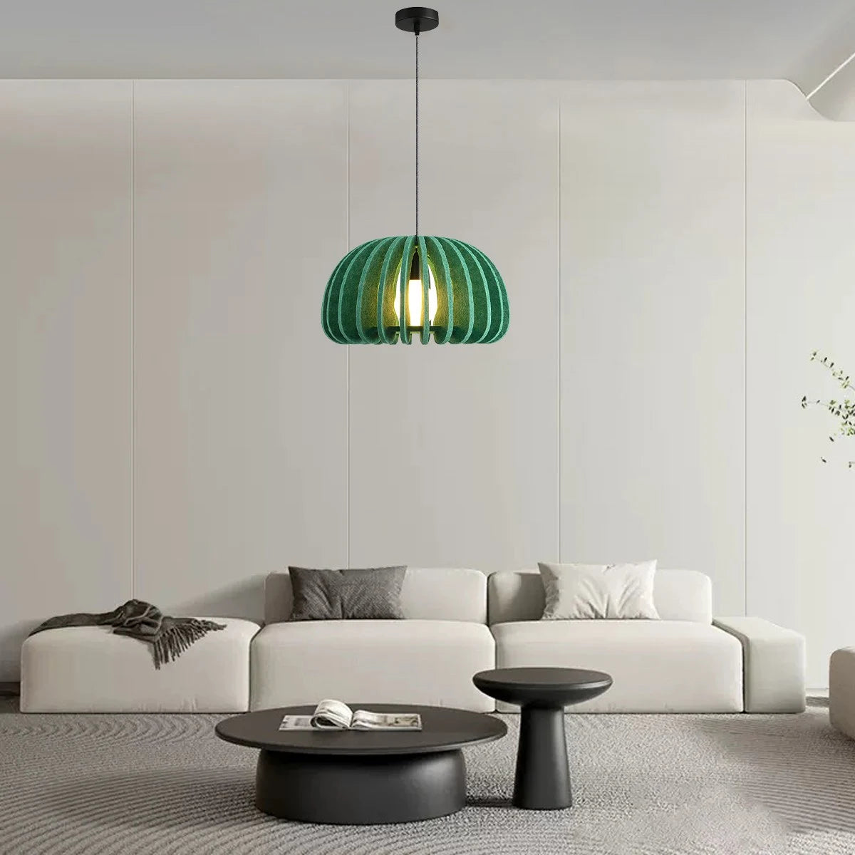 felt acoustic pendant light for living room