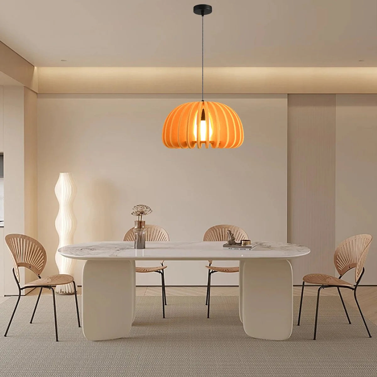felt acoustic pendant light for dining room