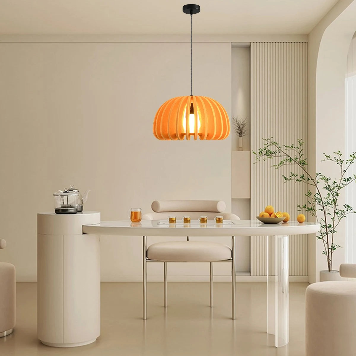 felt acoustic pendant light for dining room
