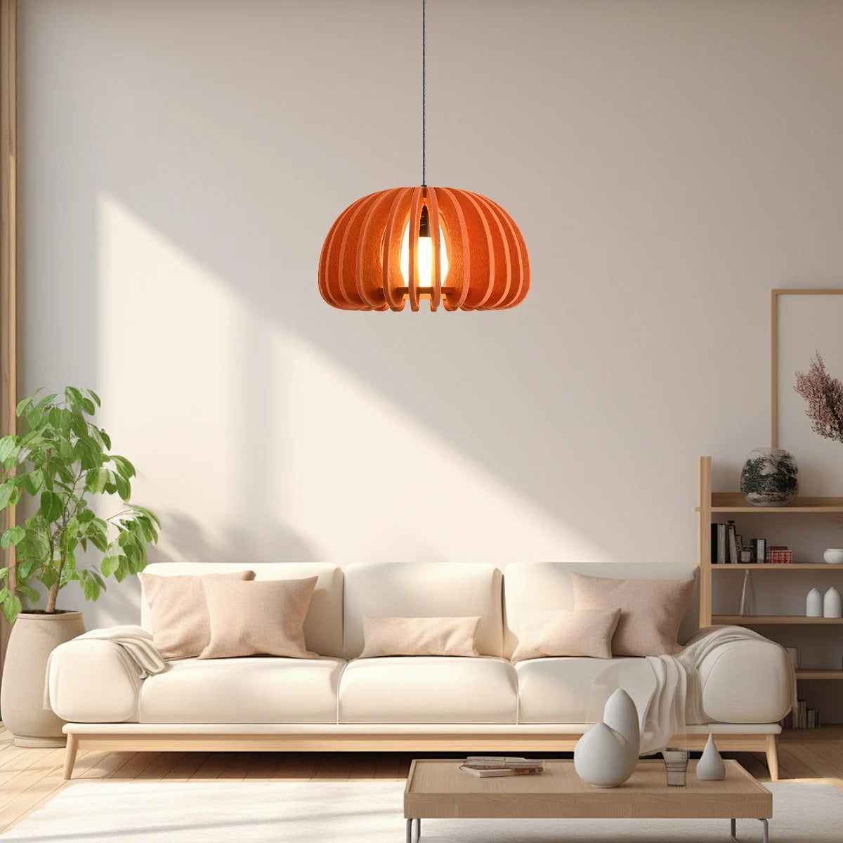 felt acoustic pendant light for dining room